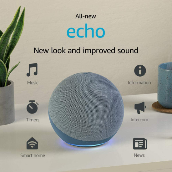 Amazon alexa Echo Dot 4th generation Connected speaker with clock Amazon alexa Echo Dot 4th generation Connected speaker with clock